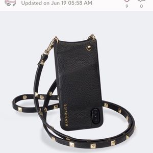Bandolier Pyramid Studded Crossbody iPhone Case